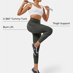 Fanka Body Sculpt 7/8 Leggings: Size: 2XL dark GREY color dark gray